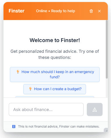 Meet Finster — AI financial assistant
